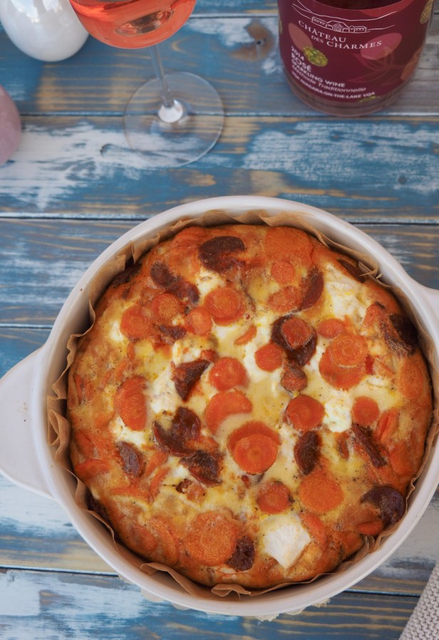 Carrot-Chorizo Frittata