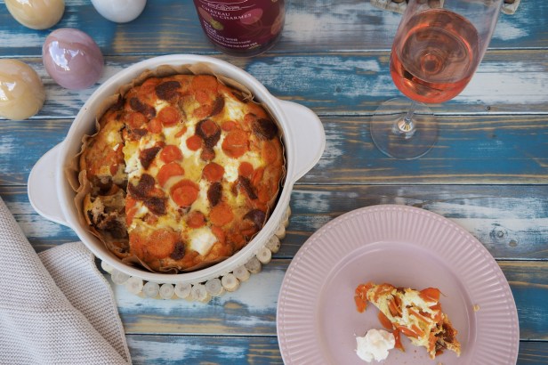 Carrot-Chorizo Frittata