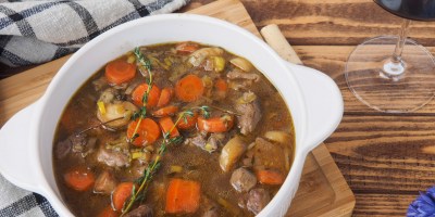 Lamb Guinness Stew | Susana Balbo Ben Marco Malbec