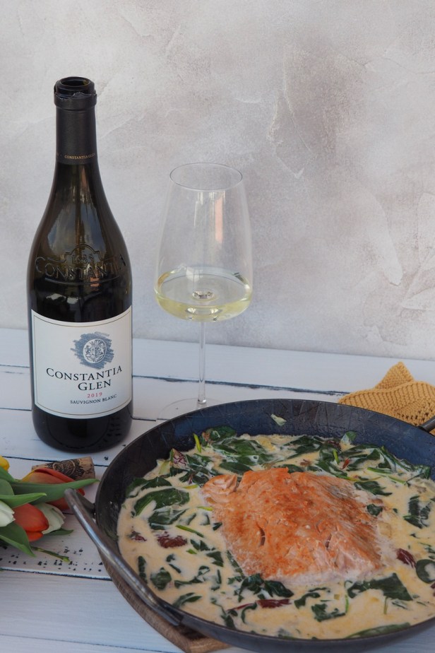 An Everyday Feast: Salmon In White Wine Sauce | Constantia Glen Sauvignon Blanc