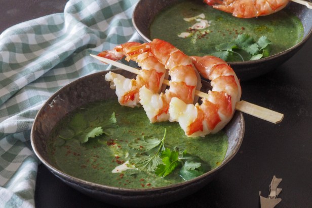 Spicy Spinach-Coconut Soup – A quick vegetarian weeknight dish