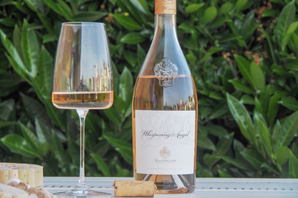 Food & Wine: Lemony squid ink tagliatelle with shrimp | Whispering Angel Cote de Province Rosé