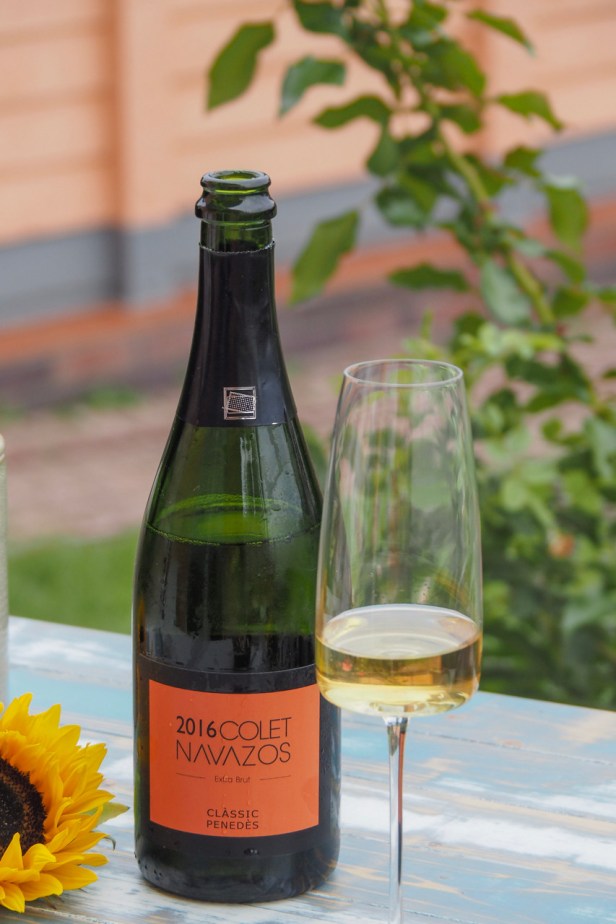 Take your aperitivo to the next level with spicy patatas bravas and a glass of Colet Navazos Cava